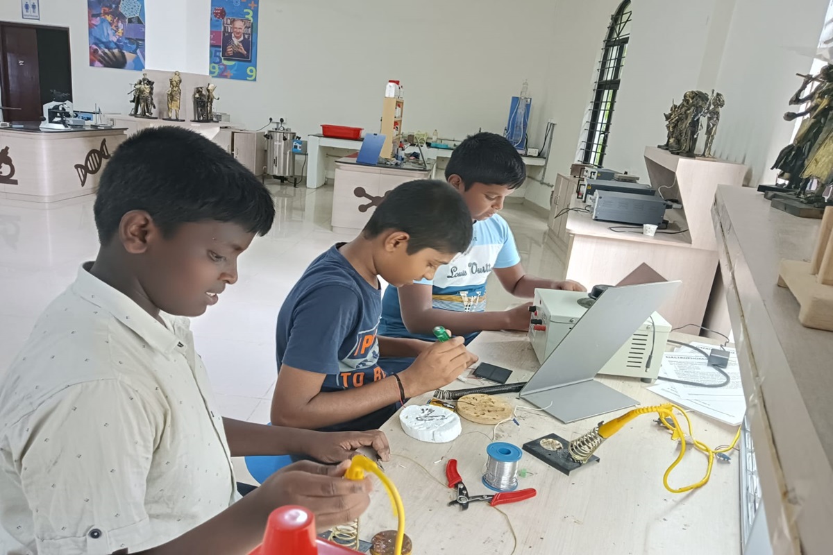 In this session, to check the working condition of the solar panel, it was connected to a breadboard and battery. Some soldering issues were encountered, but after resolving them, the panel's functionality was tested.